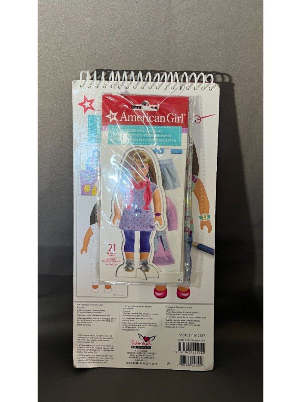 American Girl Crafts Doll Fashion Portfolio Set Paper Dolls Kit